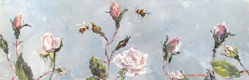 Rosebuds and Bees