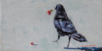 crow and berries