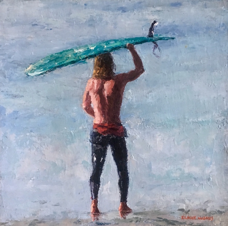 turquoise surfboard